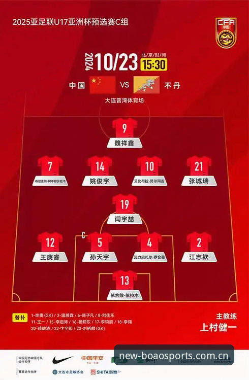 中国足球U17双线出击的4个看点，博澳体育老用户带你前瞻赛事